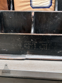 Antieke houten postsorteerbak 147683b