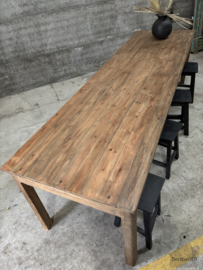 Antieke  boerentafel lengte 300 cm 147820a