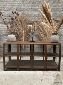 Antieke vitrinekast museum toonbank keukeneiland jaren 1920 1930 147835