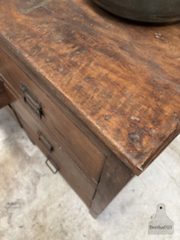 Authentieke bakkerstoonbank  handgemaakt circa 1920 147839 verkocht