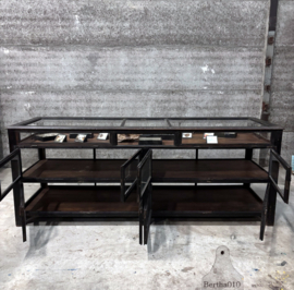 Prachtige antieke toonbank,dressoir van glas (147248) verkocht