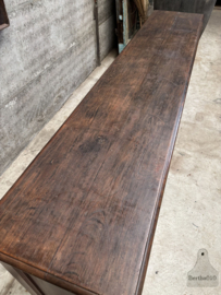 Historische Britse antieke balie Guardian Assuranc Company 263 cm lang 147740