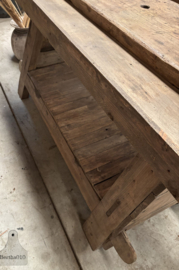 Robuuste Authentieke werkbank 147822 lengte 167 cm