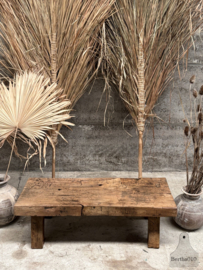 Oude robuuste salontafel 147522 lengte 114 cm