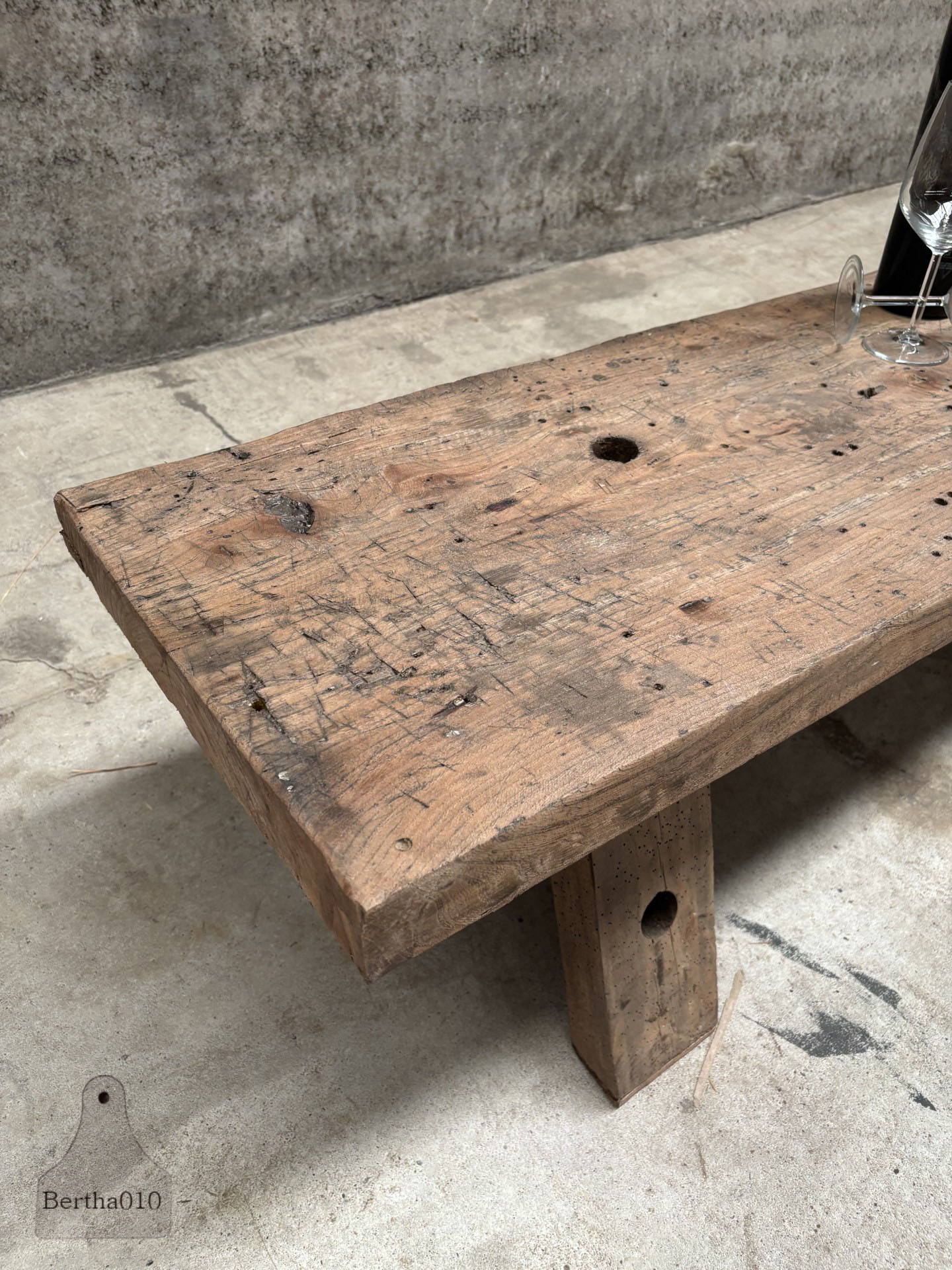 Prachtige antieke eikenhouten salontafel robuust, karaktervol 147612