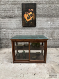 Antieke keukeneiland met marmer werkblad 147866 lengte 126 cm