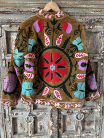 148036 wearable art oftewel draagbare kunst Suzani jas S/M
