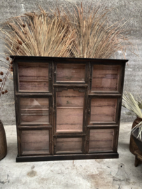 Topstuk smalle uniek vitrine hangkast 148095