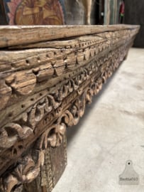 Oosterse XXL zware houten houtsnijwerk dressoir 147435 275 cm verkocht