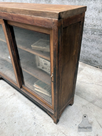 Antiek dressoir oud gebobbeld glas XXL (146568) verkocht