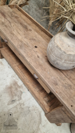Oude robuuste werkbank 147371 lengte 180 cm