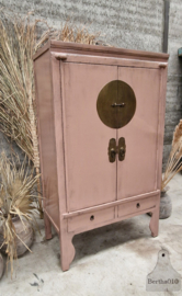 Oude Chinese kast roze 147361