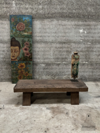 Tijdloze salontafel van massief eiken authentiek werkblad 147817 140 cm