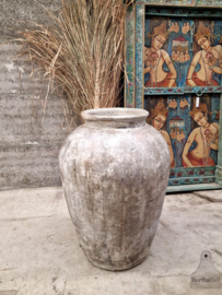 Grote oude kleipot XL (147252)