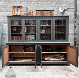 Prachtige oude eiken schoolkast (jaren '30/'40, Leuven) Topstaat! 148038