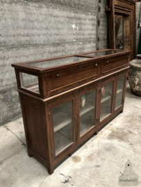Authentieke antieke winkelvitrine toonbank 147857