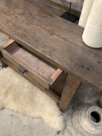 Kleine werkbank lengte 128 cm (145706) verkocht