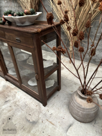 Authentieke oude winkeltoonbank vitrinekast  ca  jaren 20 40 147867