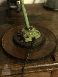 Oude bureaulamp groen (138636)