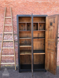 Houten antieke locker (138274)..verkocht