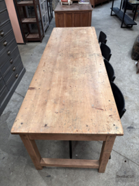 Authentieke eiken oude boerentafel (147307) verkocht