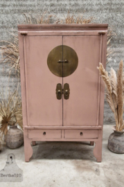 Oude Chinese kast roze 147361