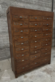 Zeldzame houten ladekast uit jaren 20  originele staat 147780