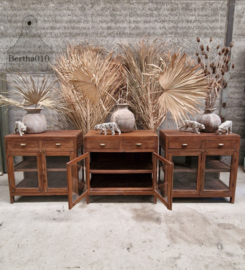 Drie Antieke Engelse Toonbanken/Vitrines uit de Jaren '20 147397 147398 147399 verkocht