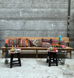 Lange oude  houten zitbank 300 cm lengte (146893) verkocht