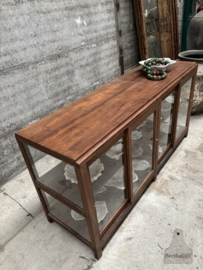 Antieke vitrine museumkast 147837