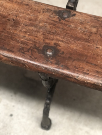 Antieke originele parkbank 276 cm lang (146233) verkocht