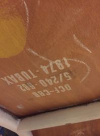 Tubax schoolstoel, wit onderstel (135408)..verkocht