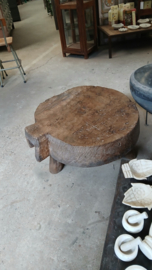 Massieve houten grinder salontafel 147441