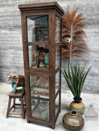 Hoge antieke vitrine ( 146896) verkocht