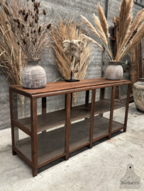 Antieke vitrinekast museum toonbank keukeneiland jaren 1920 1930 147835