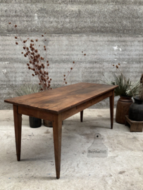 Originele ruim 100 jaar oude eiken boerentafel 148212 lengte 180 cm