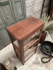 Authentieke houten vitrinekast uit het vroege functionalisme 148146