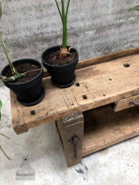 Oude smalle (38 cm diepe) werkbank (146381) verkocht