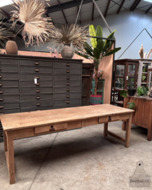 Authentieke eiken oude boerentafel (147307) verkocht