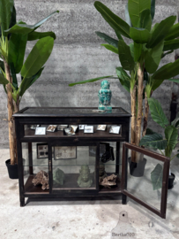 Antieke vitrine geheel van glas (147218) verkocht