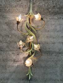 Originele Italiaanse wandlampen Banci Firenze parelmoer bloemen 147969