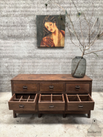 Authentieke bakkerstoonbank  handgemaakt circa 1920 147839 verkocht