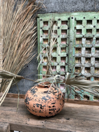 Geleefde ijzeren waterpot India (146931)