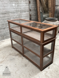 Authentieke antieke winkelvitrine  toonbankkast 147853