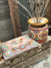 Oosterse XXL zware houten houtsnijwerk dressoir 147827 370 cm