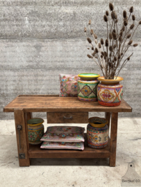 Antieke werkbank vol karakter 147951 lengte 163 cm