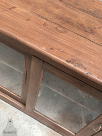 Prachtige oude toonbank keukeneiland dressoir 147419 lengte 158 cm