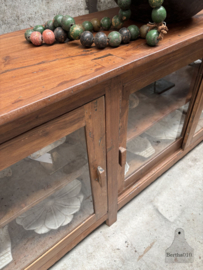 Antieke winkelvitrine dressoir XXL lengte 369 cm 148167