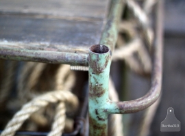 Oud industrieel rek (131597) verkocht