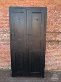 Houten antieke locker (138274)..verkocht